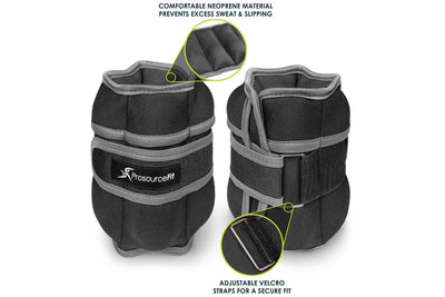 Adjustable Ankle Weights - Set of 2 by Jupiter Gear